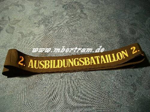 Bundesmarine Mützenband, "2. Ausbildungsbataillon"