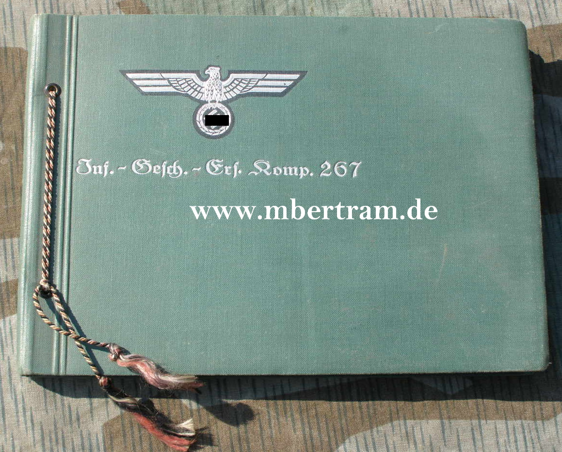 Wehrmacht Dienstzeit Album "Inf.Gesch. Ers.-Kp. 267"