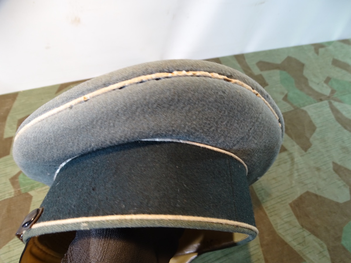 Manschafts Schirmmütze Infanterie Wehrmacht, Hst.Marke : Hans Klementz Mützenfabrik Manschafts Schirmmütze Infanterie Wehrmacht, Hst.Marke : Hans Klementz Mützenfabrik