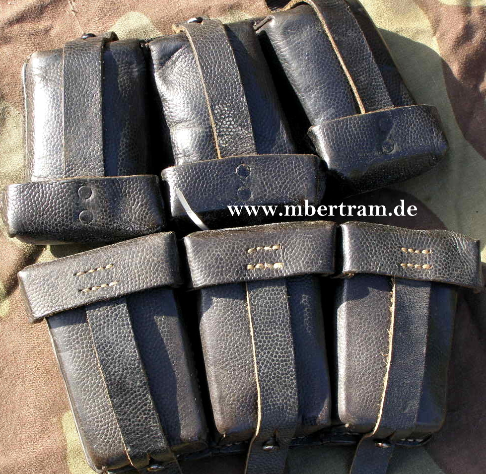 Paar WH K98 3er Munitionstaschen RB Nr.: 0/0396/0027