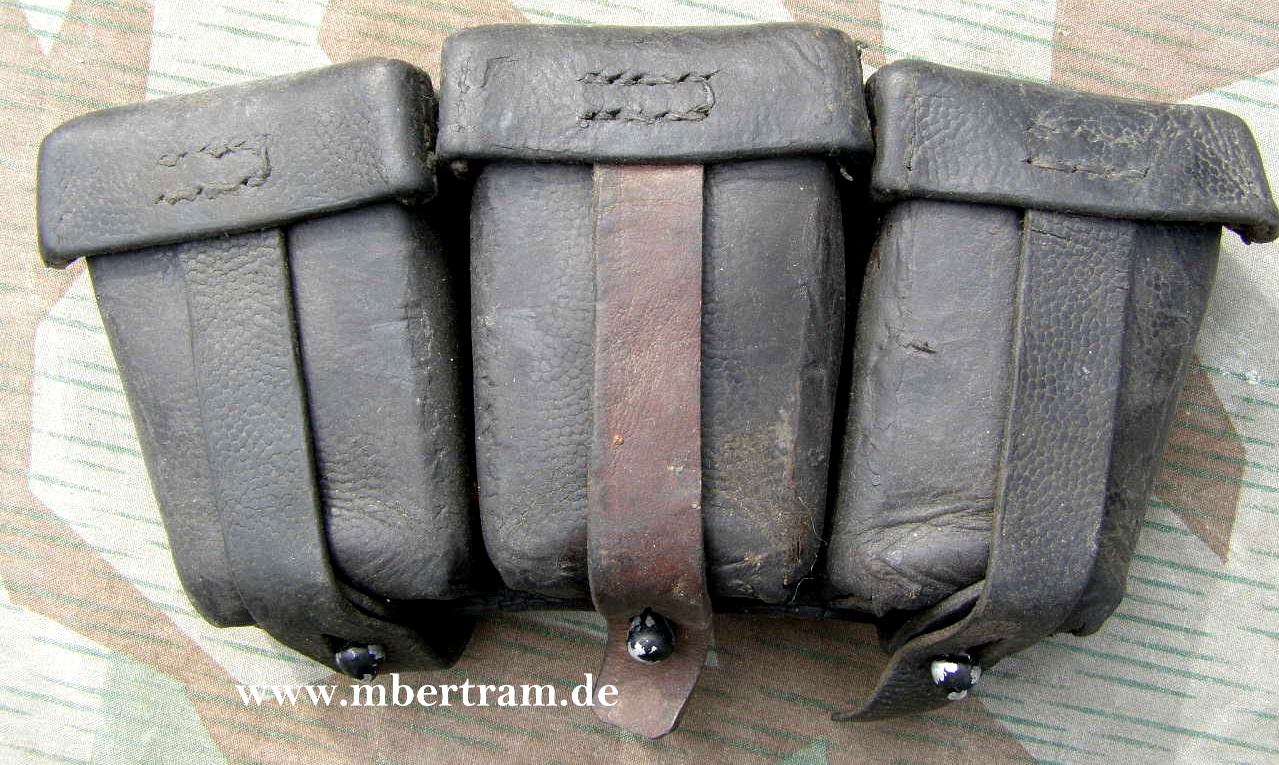 WH 3er Partonentasche für K 98 Munition. Hst. Code 1941