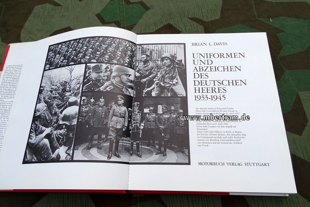 16251-3 Davis, Brian L.: Uniformen und Abzeichen des Deutschen Heeres 1933 - 1945.