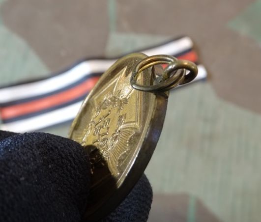 Kriegsdenkmünze 1870/71, Buntmetall mit Band