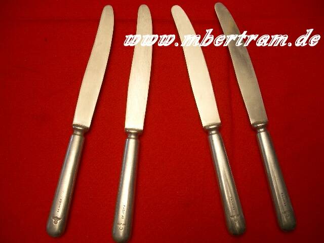 4 Wehrmachts Kantienenmesser, gleicher Hst. FWCM 1939