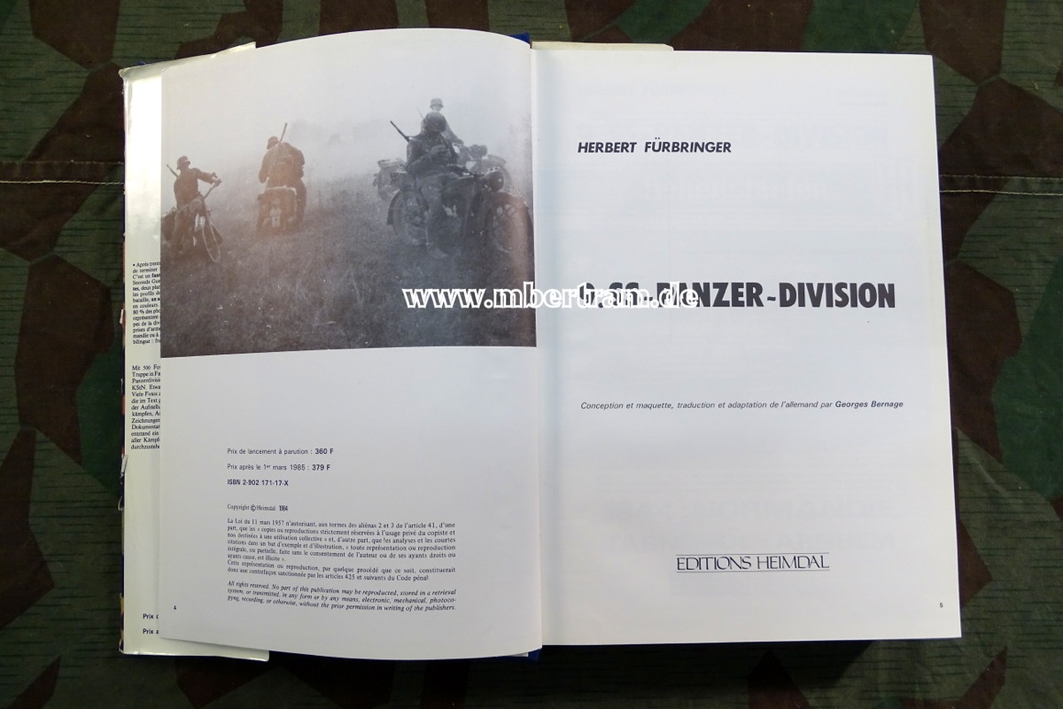 Fürbringer, Herbert: 9. SS-Panzer-Division Hohenstaufen. 1944. 1984., 4°, 558 S.