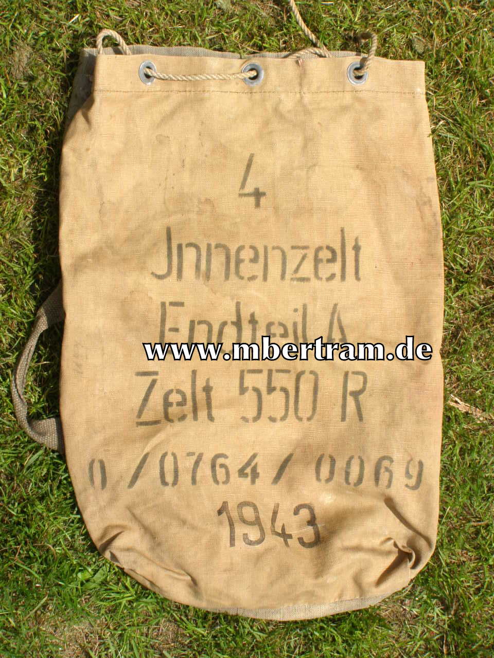 WH Zubehör Sack für großes Mannschaftszelt, RB Nr. 1943