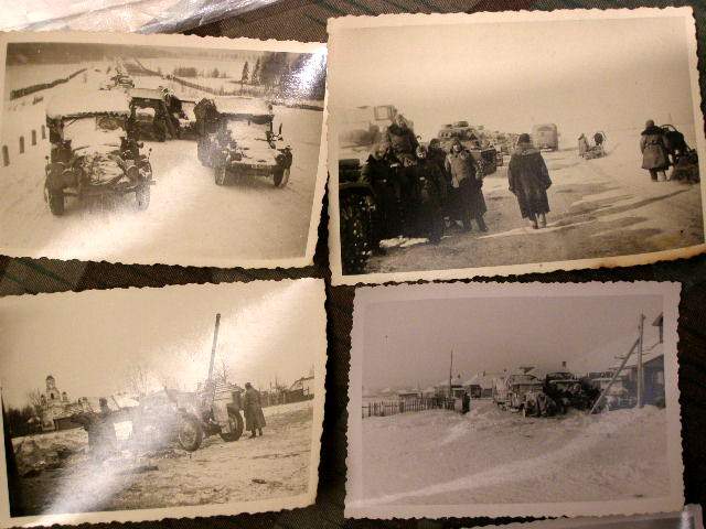 8 Bilder einer deutschen Panzerabteilung im Russlandeinsatz