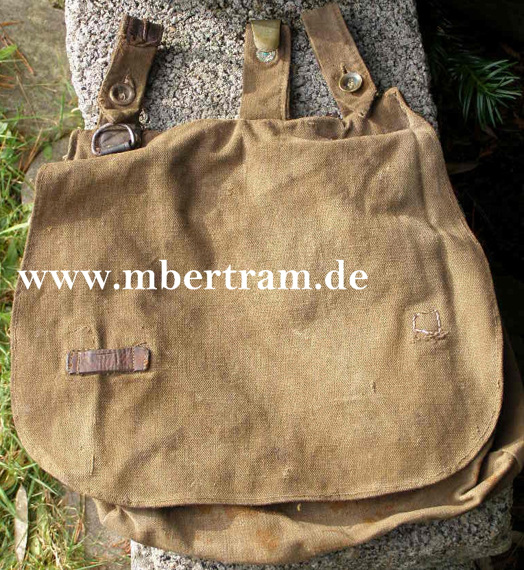 Brotbeutel, 1. Weltkrieg 1915. BA u. Hst. Stempel.