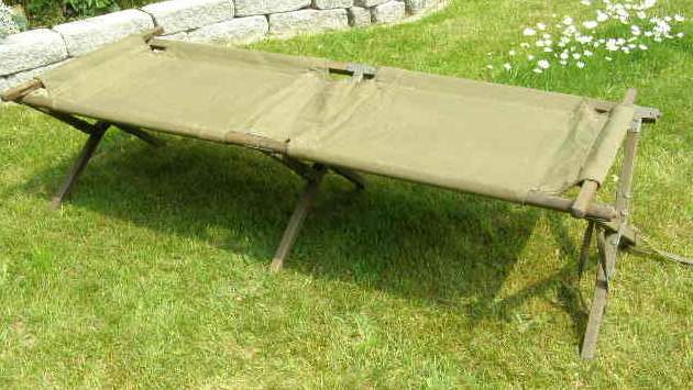 US Feldbett 2.WK, Telescope folding furn 08.02.1945, nutzbar