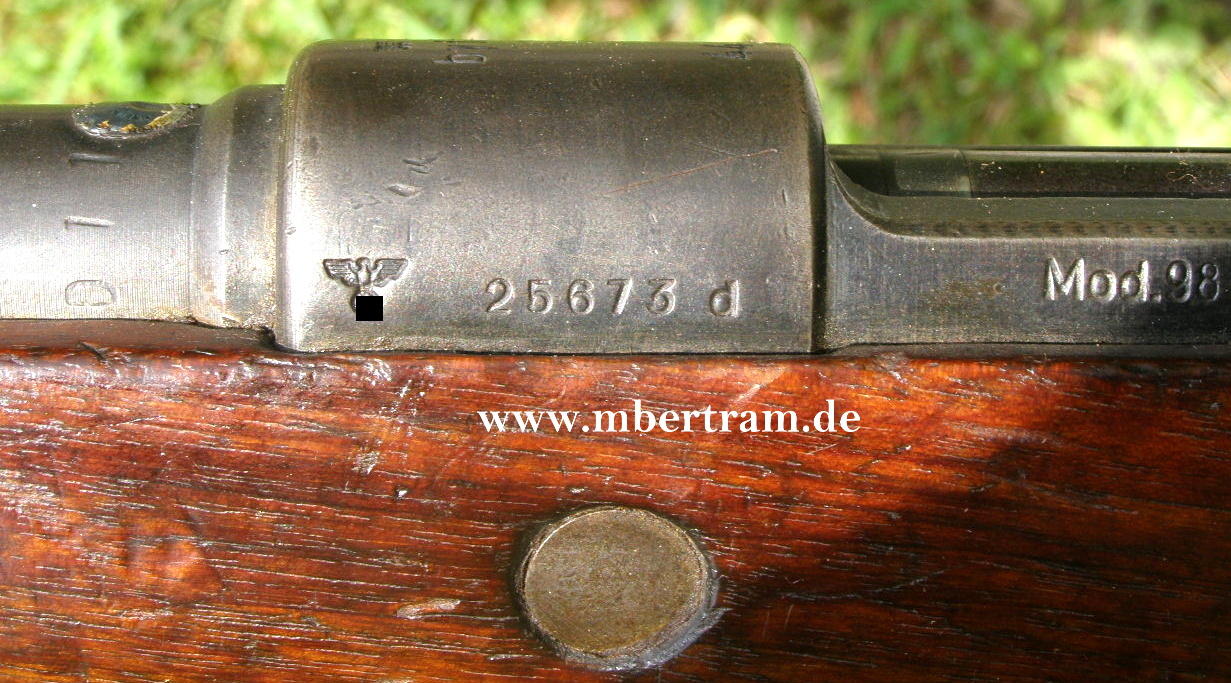 10261-9 Wehrmachts Karabiner Mod. 98, 1944, byf, Mauser-Werke