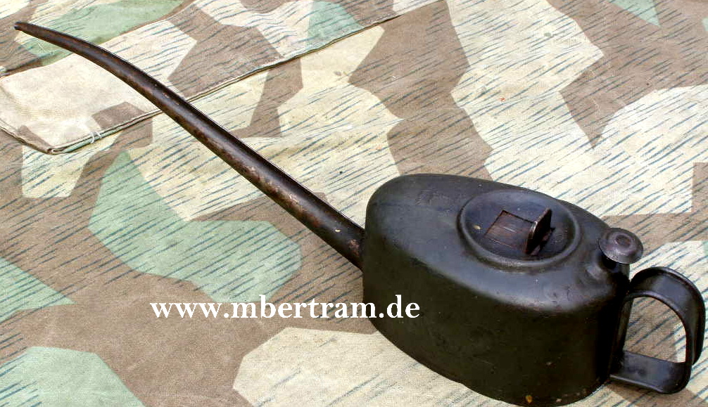 Wehrmacht Feldgraue Ölkanne Instandsetzugs Abteilung