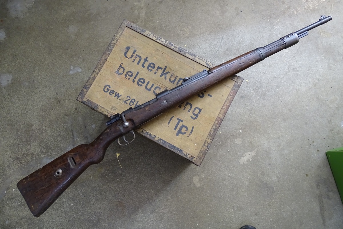 Deko Wehrmachts K 98, "bod/ bnz" ( Steyr) , " Einzelrune" 41"