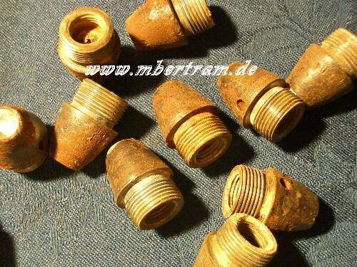 Stahl Zünder für WH 20mm Flakmunition, Z 2-3