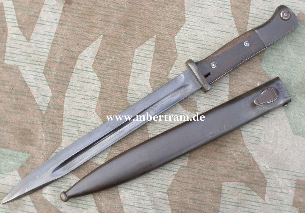 10356-1 SEITENGEWEHR 84/98 DEUTSCHES REICH, Scheide u. WaA