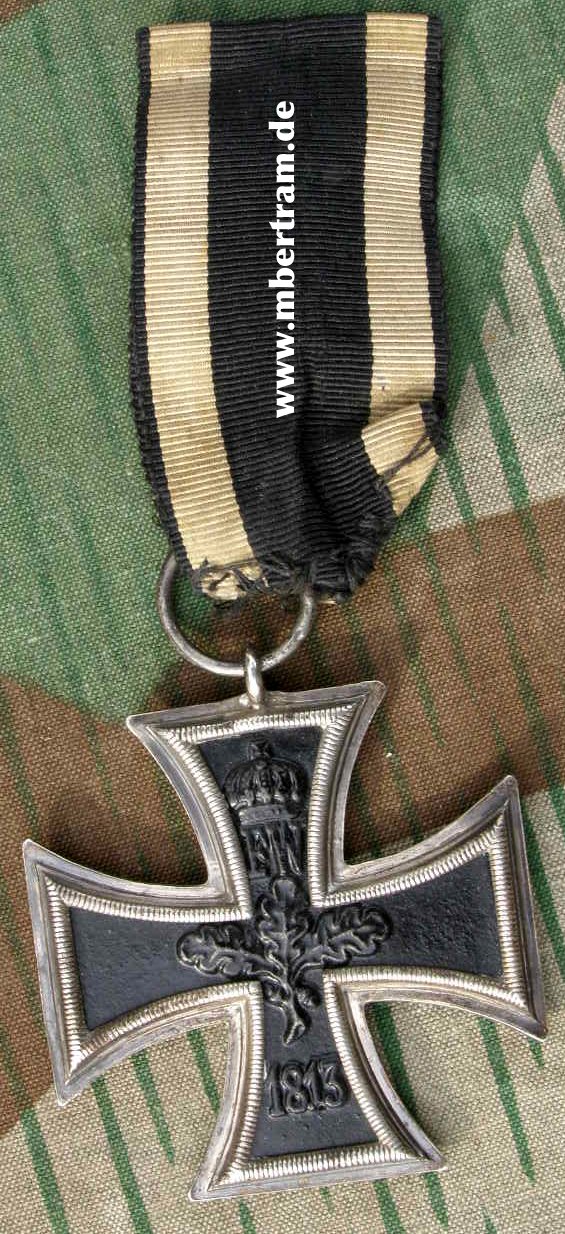 Eisernes Kreuz 2. Klasse 1914-1918 mit Band, ohne Hst.