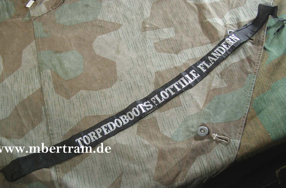 Mützenband Torpedobootsflotille Flandern