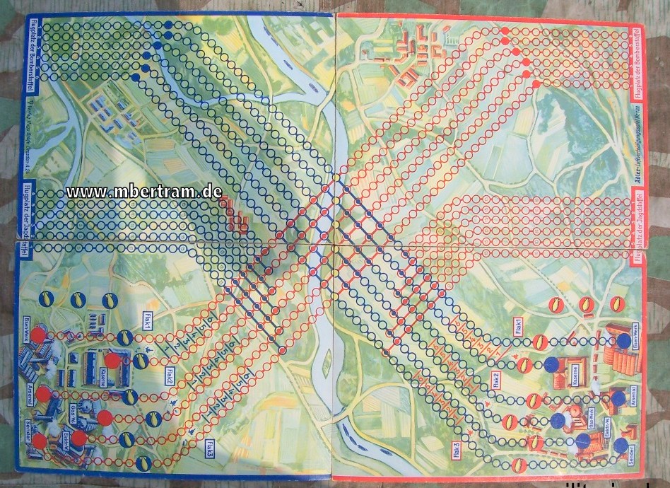 Adler Luftkampfspielbrett Nr:102,ca.1942