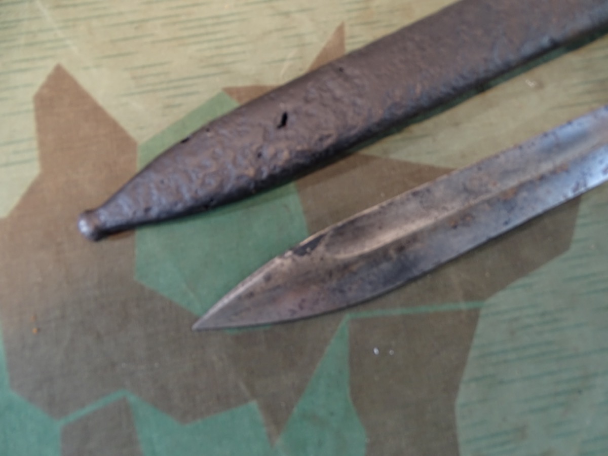 Seitengewehr 98/05 deutsches Kaiserreich mit Koppelschuh, Doppelhersteller Zwilling u. Frister Seitengewehr 98/05 deutsches Kaiserreich mit Koppelschuh, Doppelhersteller Zwilling u. Frister