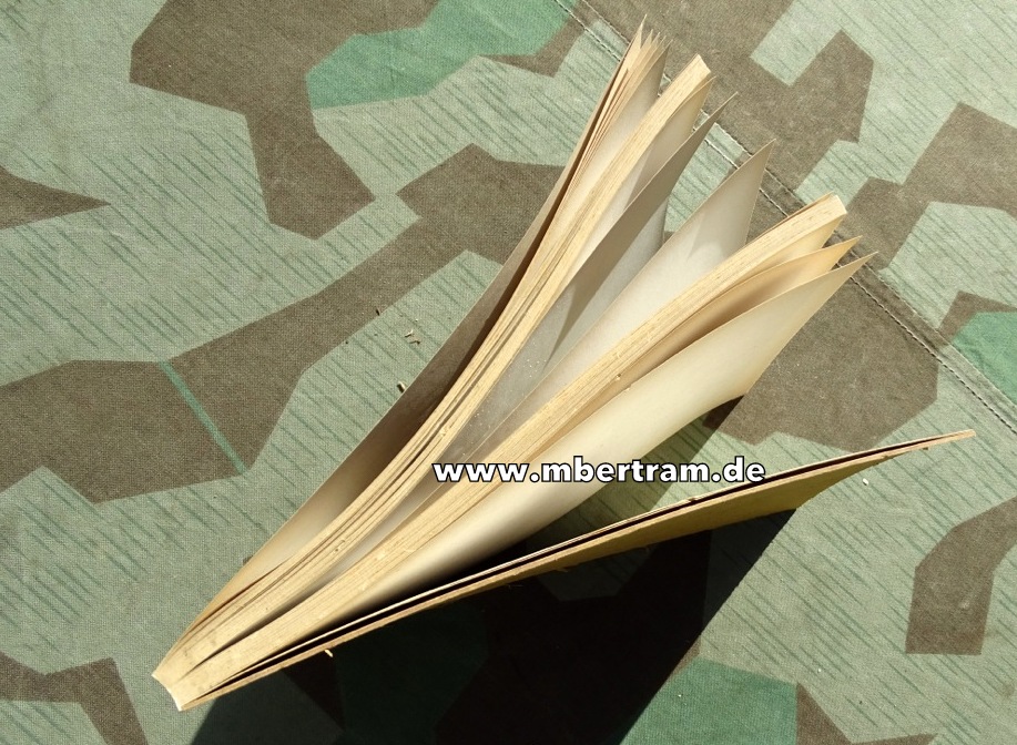 Wehrmacht Blanko Notitzformular Funkmeisterei Auftrag von 1942