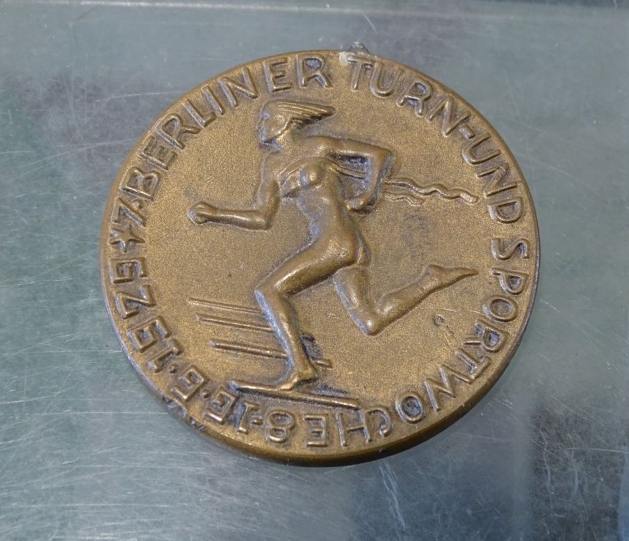 Erinnerungs Medaille 7. Berliner Turn- und Sportwoche 8.-16.06.1929