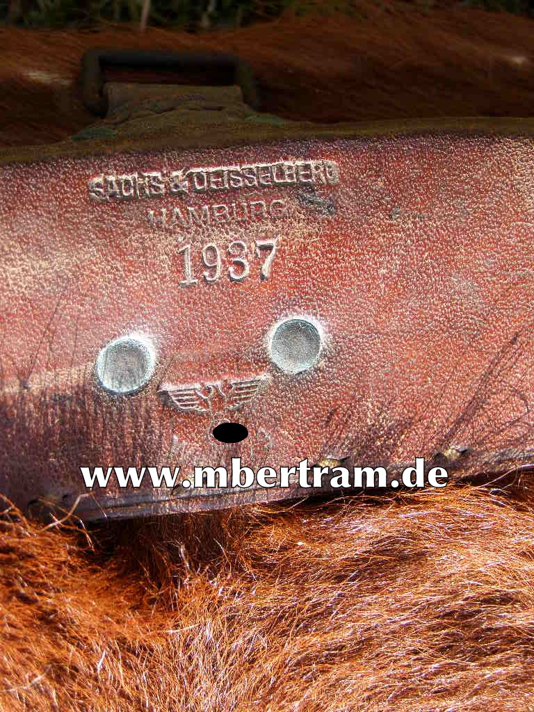 13483-3 Fernmelder -Tornister, "Sachs & Deisselberg, Hamburg 1937"