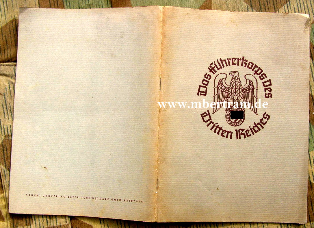 Das Führerkorps des Dritten Reiches, 64 Bilder Um 1936