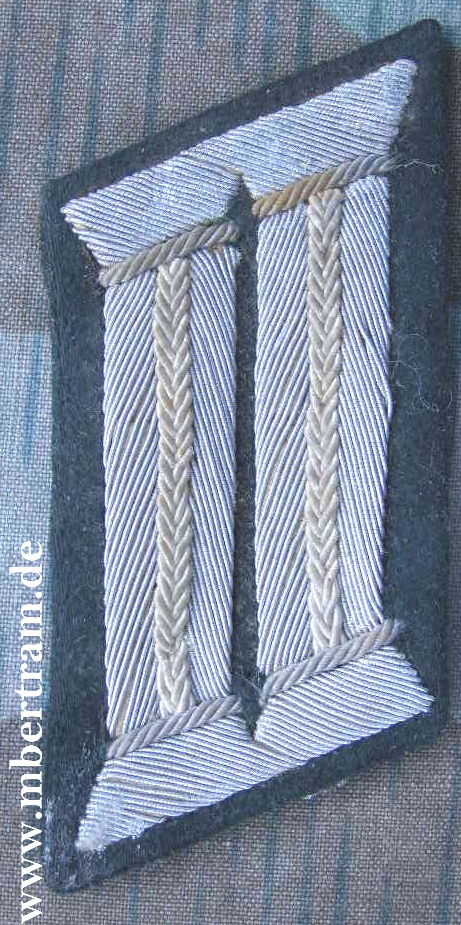 Kragenspiegel Offizier Infanterie für die Feldbluse