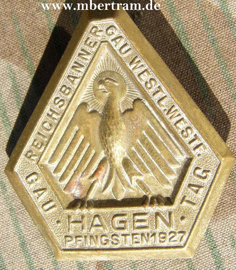 Hagen Gautag Reichsbanner Gau Westliches Westfalen, 1927