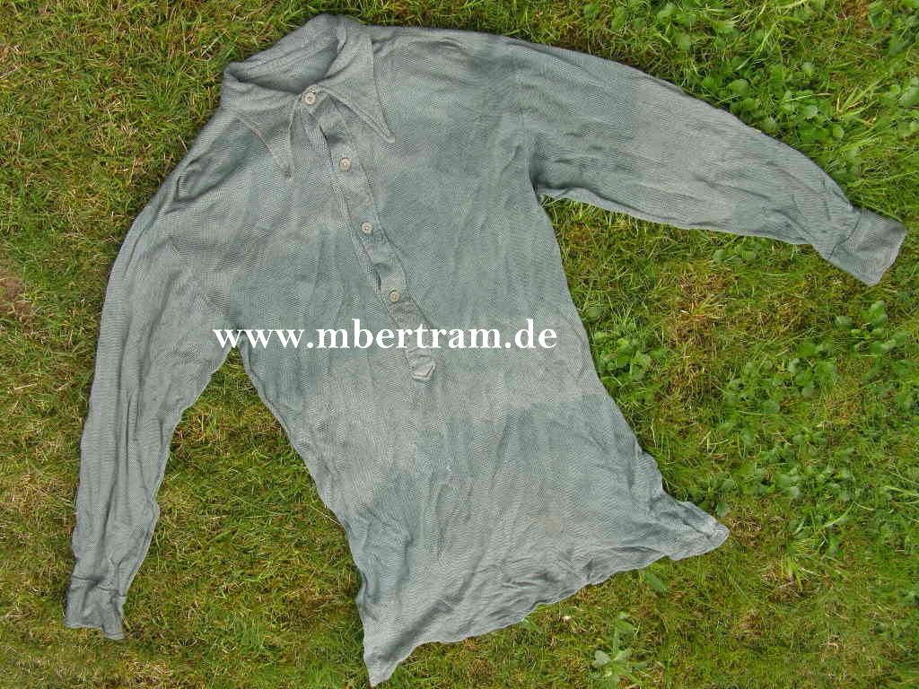 Wehrmacht schilfgrünes Hemd, - ab 1942-45