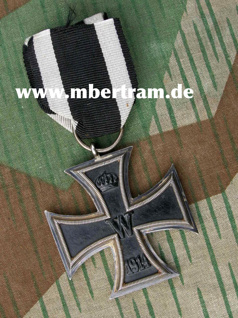 Eisernes Kreuz 2. Klasse 1914-1918 mit Band, ohne Hst.