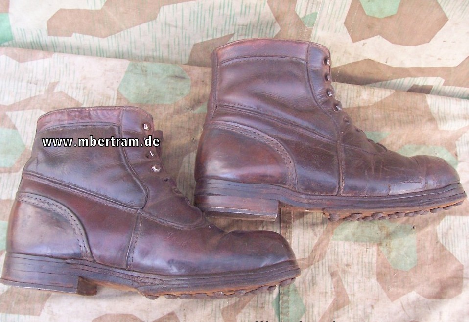 Luftwaffe Felddivision braune Winterhalbschuhe
