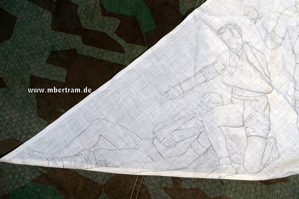 Prof. Dr. Esmarchs Verbands Dreieckstuch, 1871-1918, Verband mit Gewehr 71