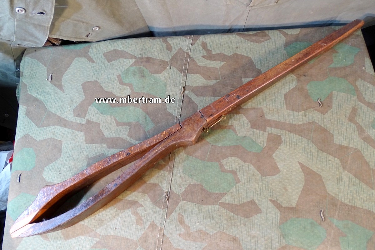 Wehrmacht klappbare Sattler Klemme zur Leder Bearbeitung, Hst. 1942, WaA