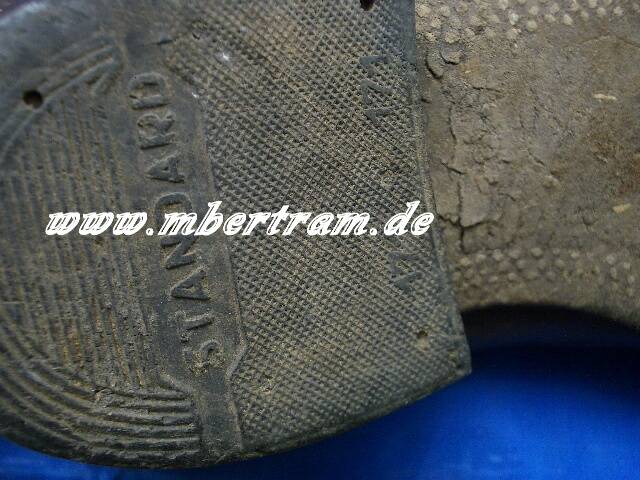 Braune Luftwaffen Offiziers Lederstiefel. Hst. 1938