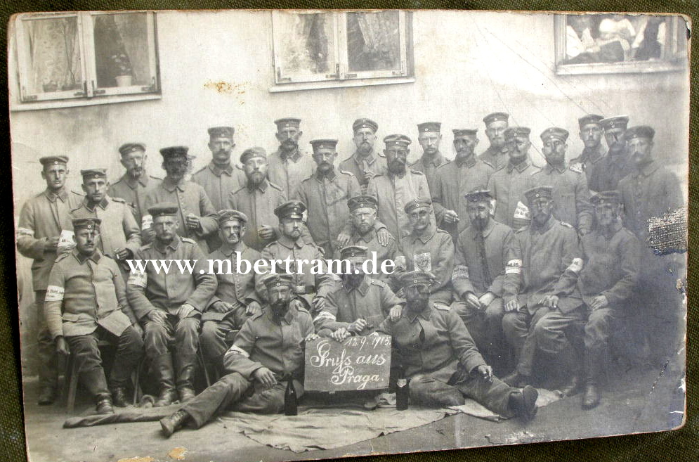 12.09.1915, Gruss aus Praga "Batl. 46.. Ungewöhnlich