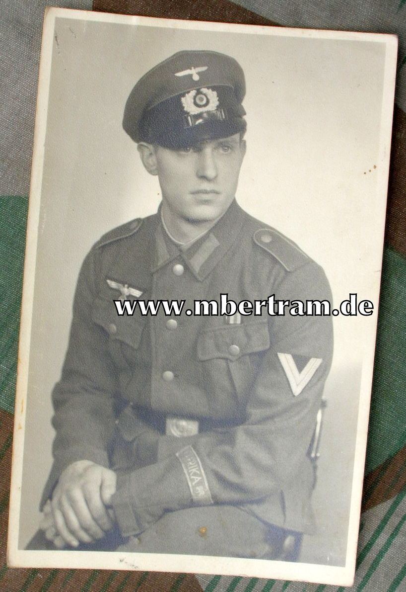 Obergefreiter, Afrika Ärmelband, Spange dt./ Ital. Feldzug.