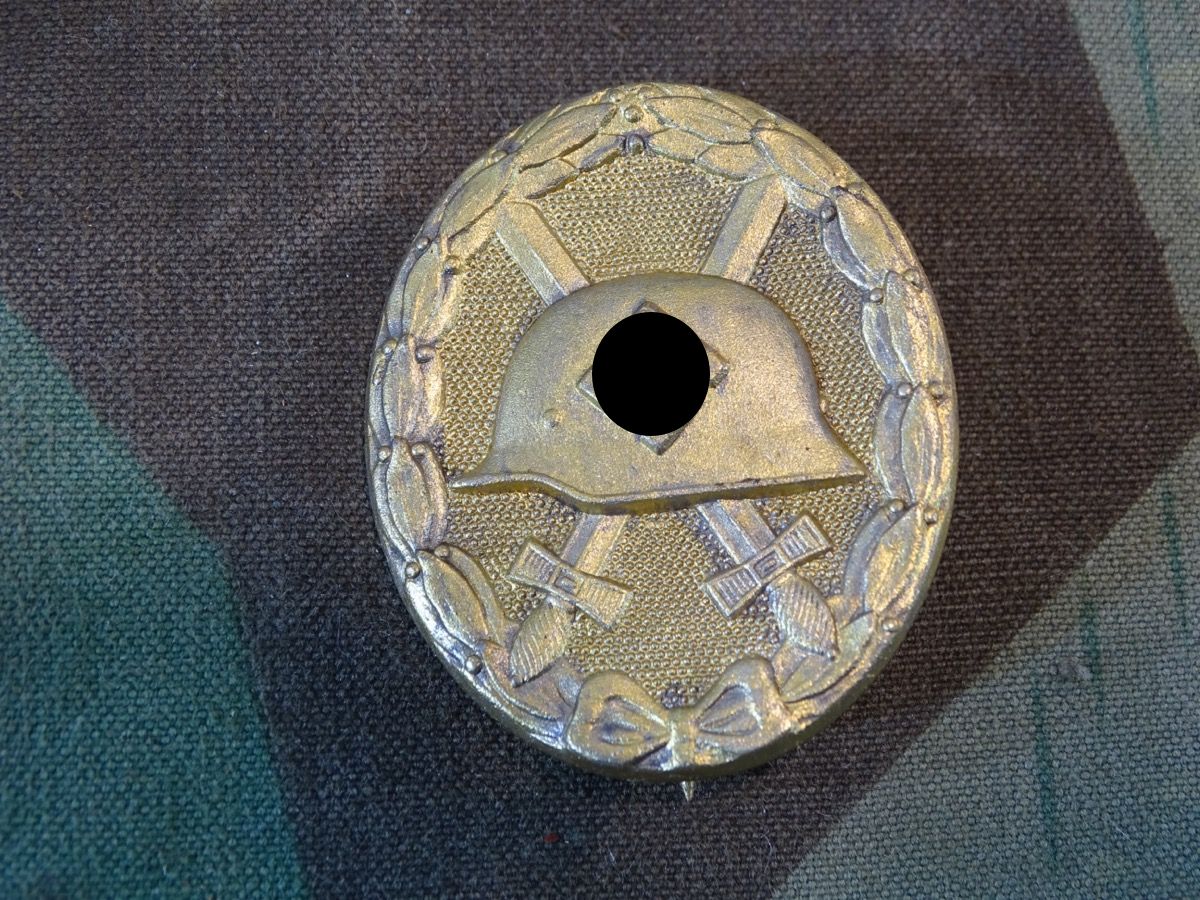 Verwundeten Abzeichen in gold, Feinzink, ohne Hersteller