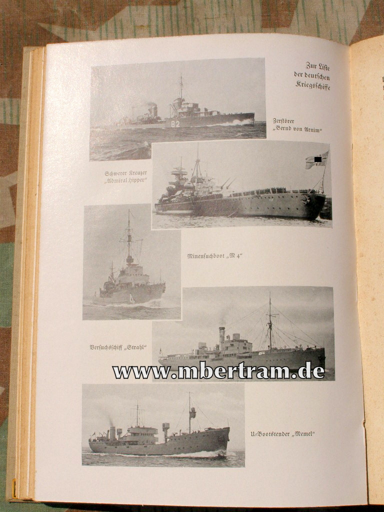 Das Jahrbuch der deutschen Kriegsmarine 1940. 186 S.