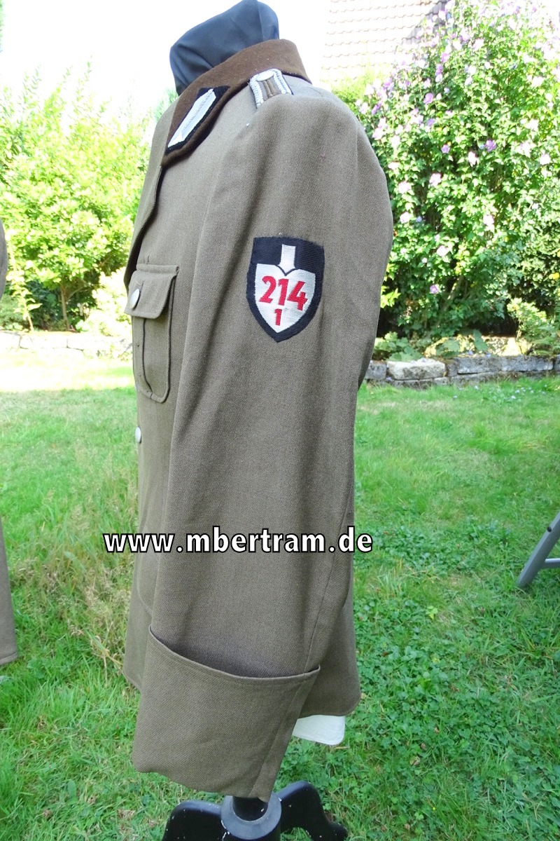 12368-6 RAD Führer Uniform, Abt. 214/1 ( Amern / Ndrh.) : Jacke, Hose, Mütze, Mantel