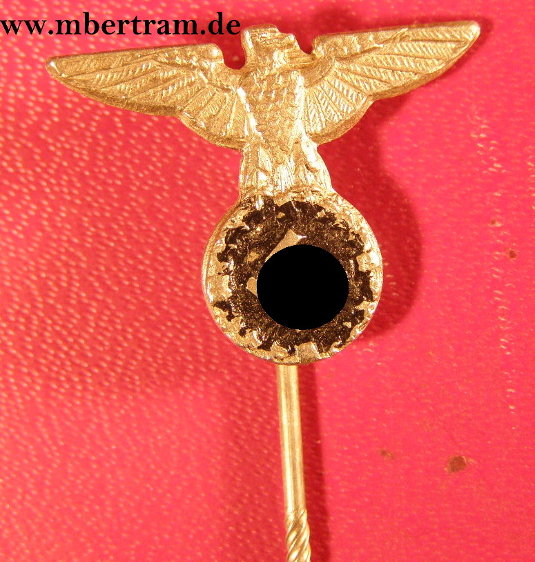 (NSDAP) Hoheitsabzeichen / Amtswalter/ Amtsträger Abzeichen 1. Form, 17 mm
