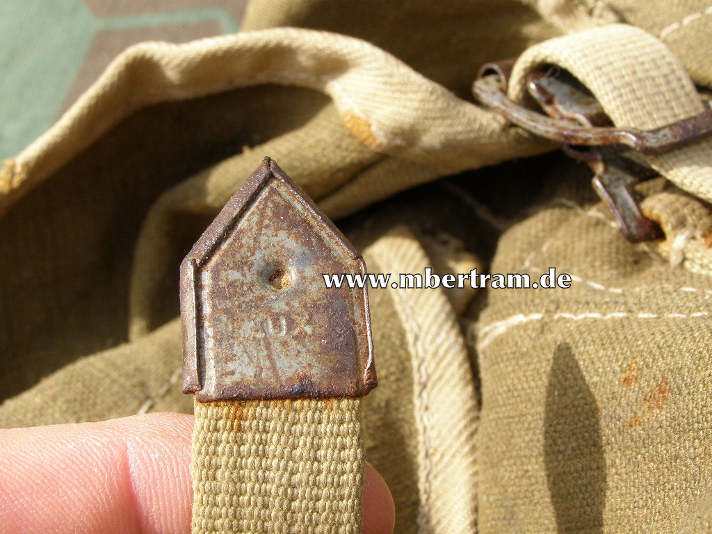 Afrikakorps Rucksack mit Webberiemung um 1941