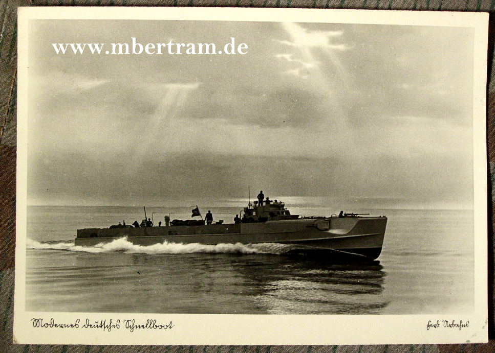 Kriegsmarine "Modernes deutsches Schnellboot", ungelaufen