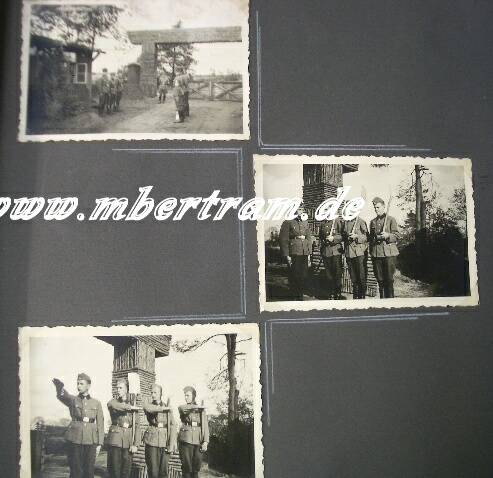 1697-10 RAD/ Luftwaffe Dienstzeitalbum. 128 Bilder.