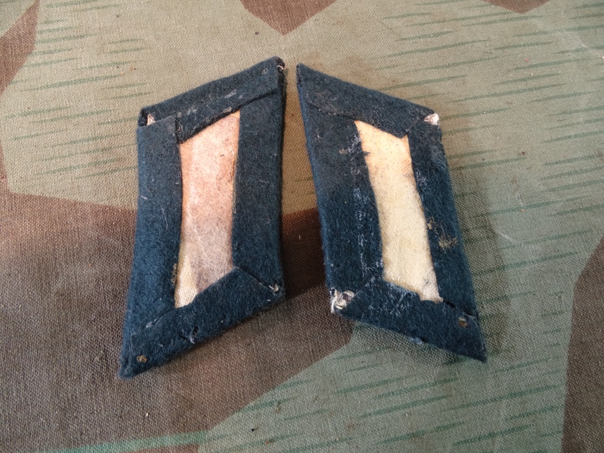 Paar Kragenspiegel Kavallerie Offizier der Wehrmacht