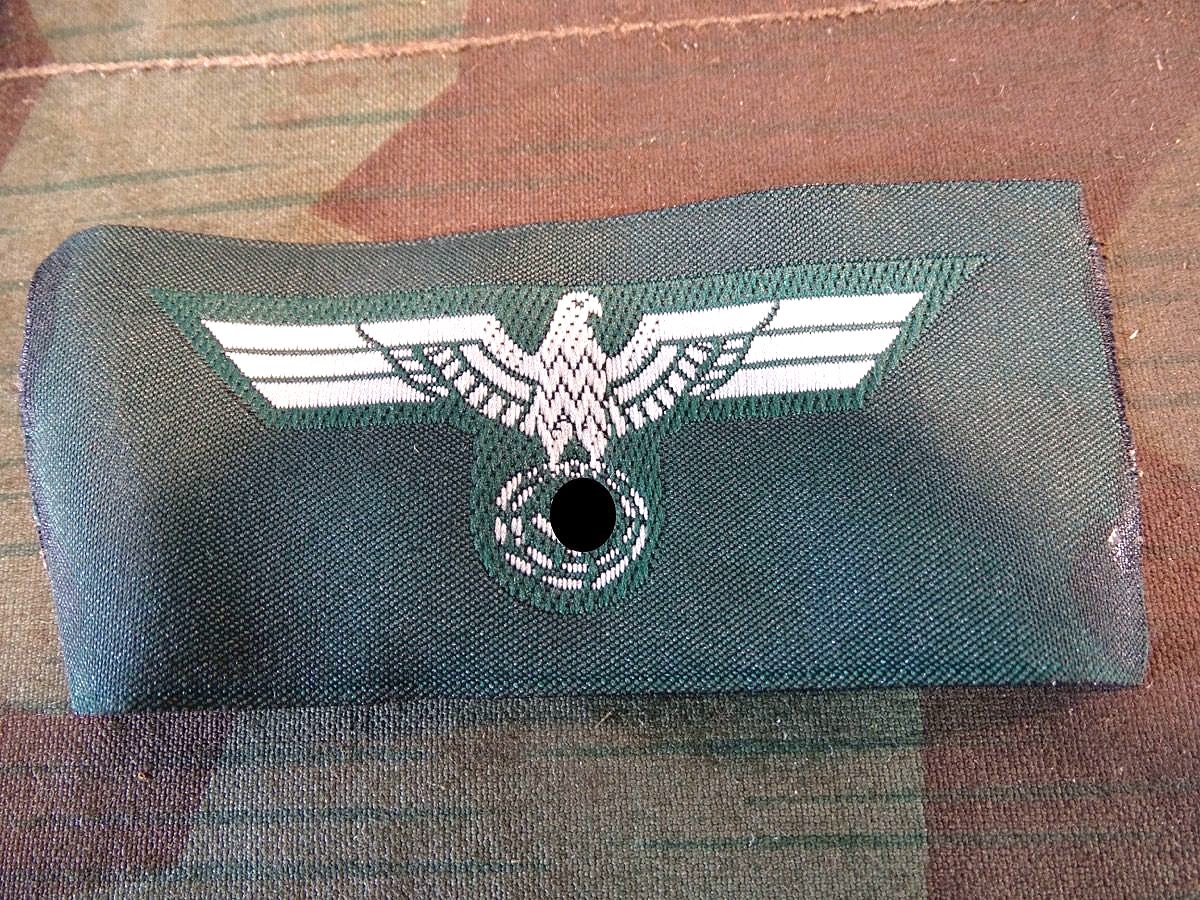 Replik: Mützenadler Wehrmacht, gewebt. 