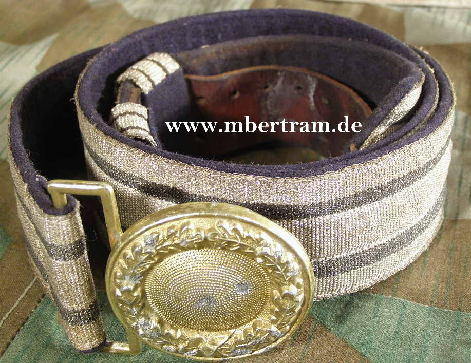 Feldbinde mit Schloss Staatsforstbeamter 3. Reich