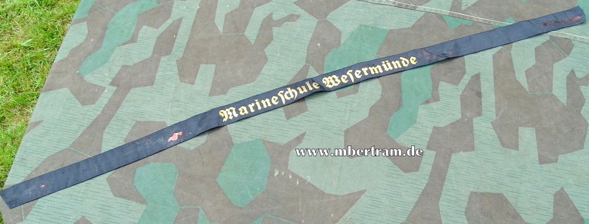 Mützenband Kriegsmarine "Marineschule Wesermünde"