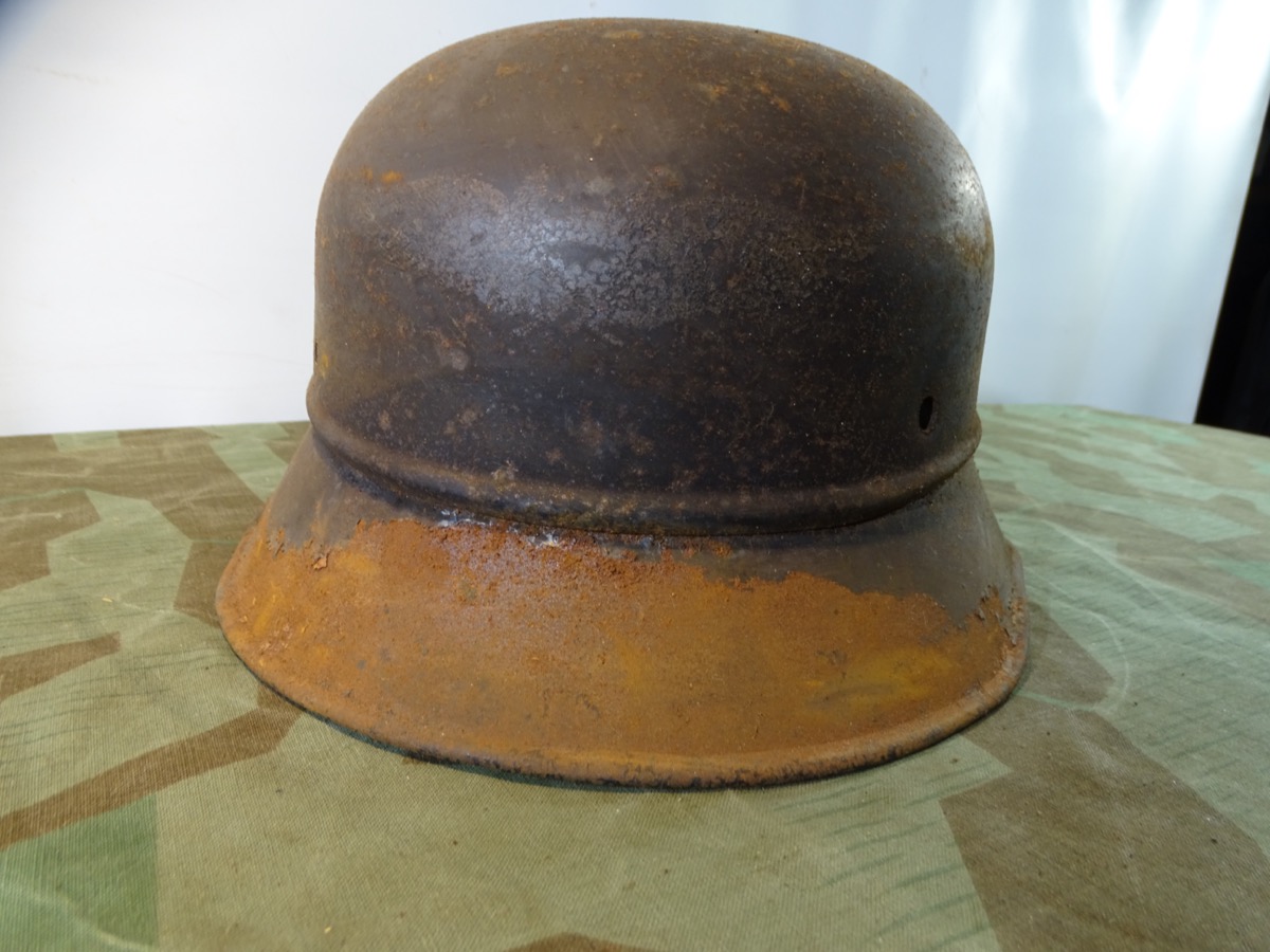 Luftschutz Helmglocke Gladiator Form, rauchgeschwärzt 