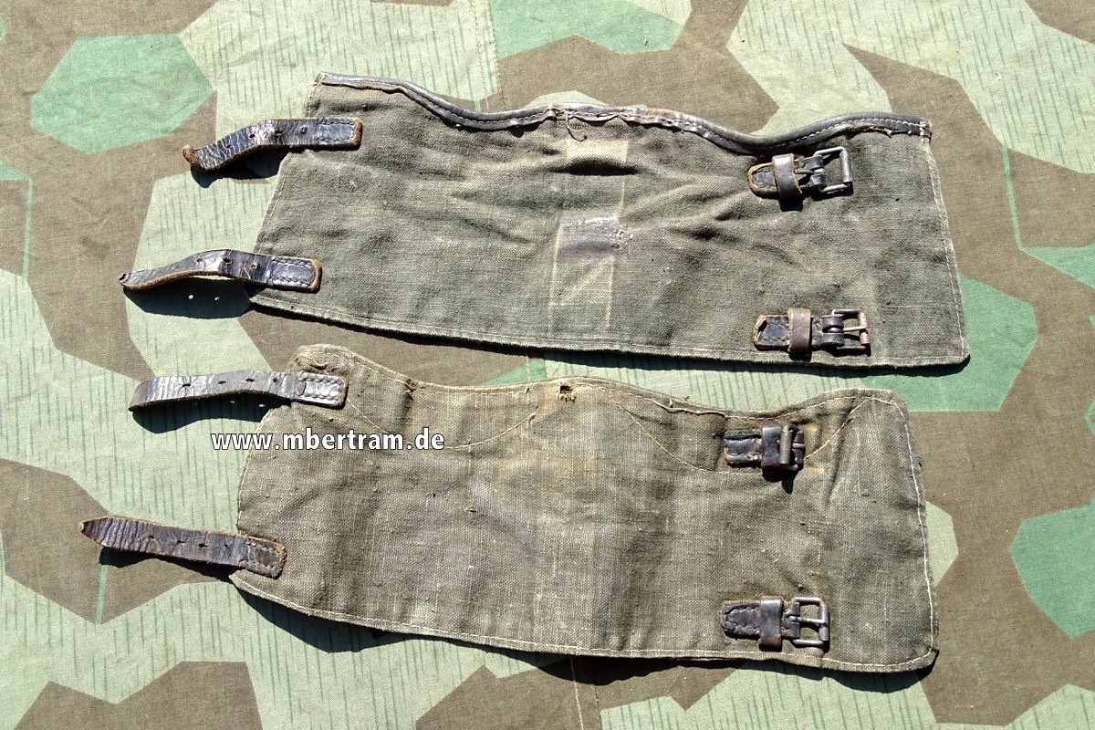 Waffen SS / Wehrmacht Segeltuchgamaschen