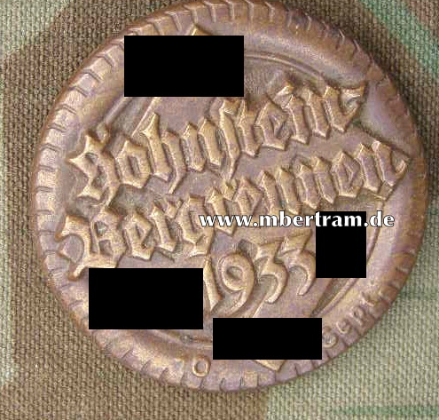 -Hohnstein Bergrennen 1933-. Treffabzeichen